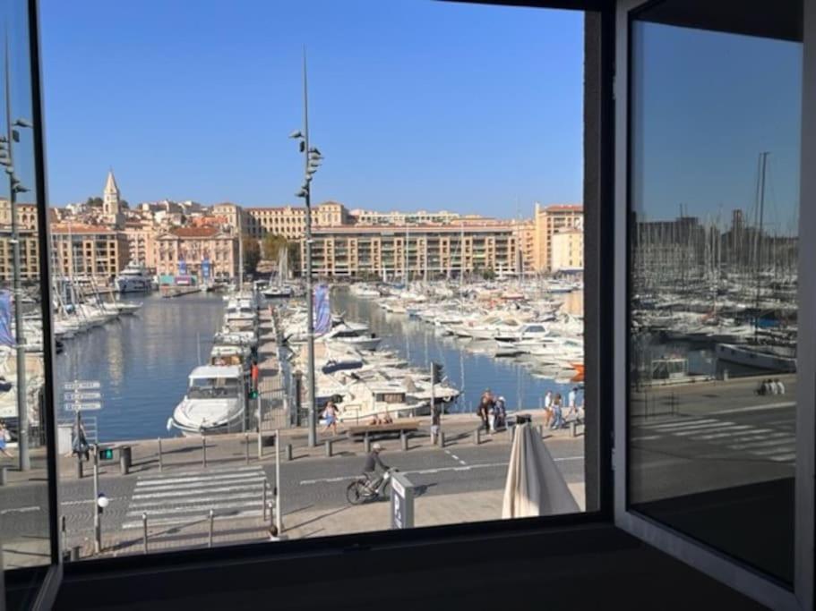 T4 Marseille Vue Imprenable Sur Vieux Port Apartment Luaran gambar